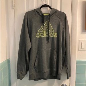 Adidas grey sweater hoodie